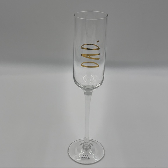 Rae Dunn Other - Rae Dunn DAD Pregnancy Announcement Stemmed Champagne Flute Glass Surprise
